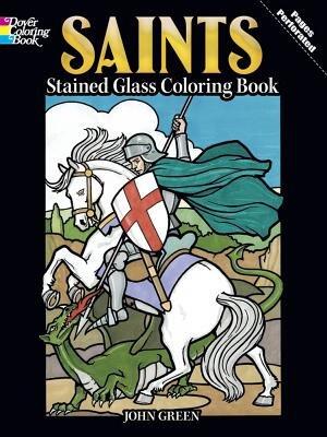 Saints Stained Glass Coloring Book[SAINTS STAINED GLASS COLOR BK][Paperback]