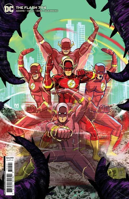 FLASH #794 CVR B MARCO DALFONSO CARD STOCK VAR ONE MINUTE WAR