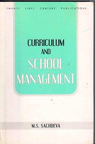 Curriculum and School Management