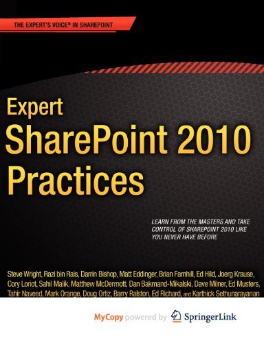 Expert SharePoint 2010 Practices