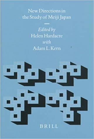 New Directions in the Study of Meiji Japan