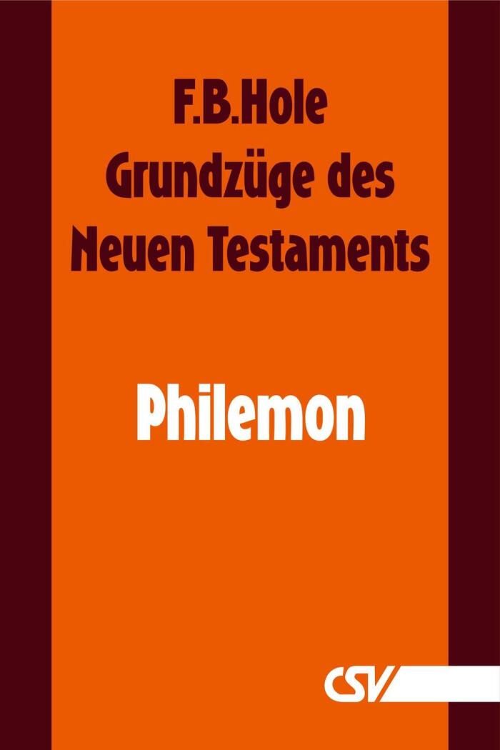 Grundzüge des Neuen Testaments (Philemon)