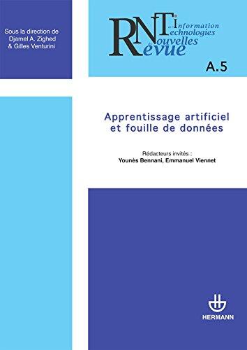 Revue des nouvelles technologies de l'information, n°A-5: Apprentissage artificiel et fouilles de données (HR.RNTI)