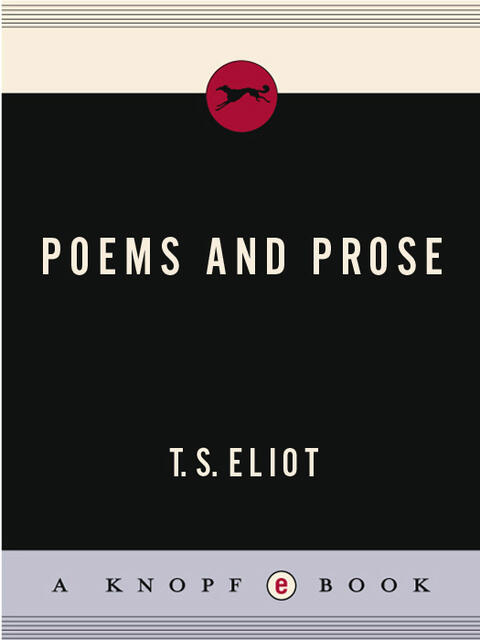 Eliot: Poems