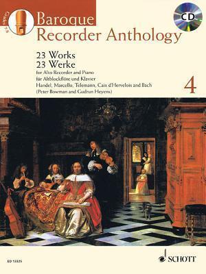 Baroque Recorder Anthology, Vol. 4: 23 Works for Alto Recorder and Piano