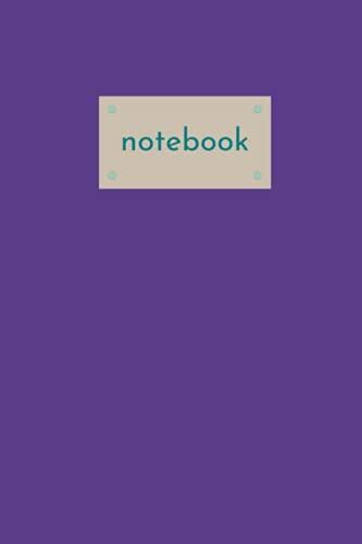 Notebook: Cute Purple Blank Lined Notebook for Writing, School and Office