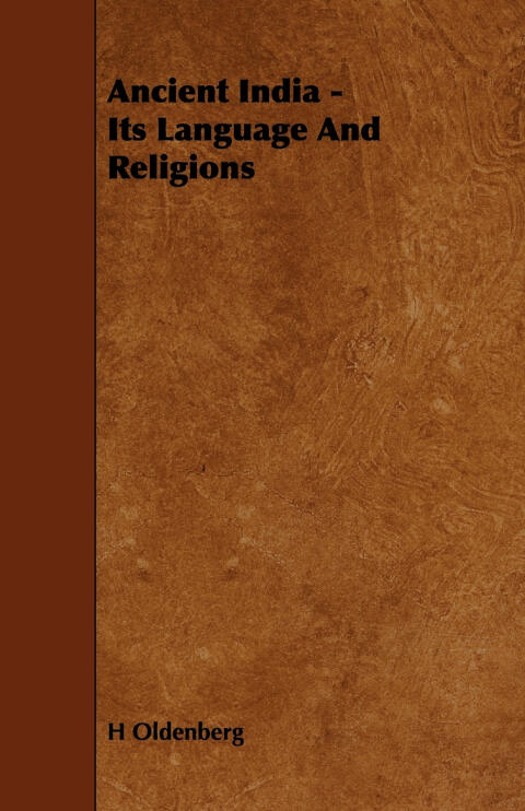 Ancient India: Its Language and Religions