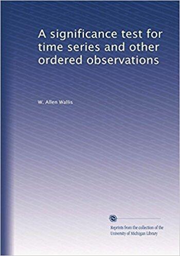 A significance test for time series and other ordered observations