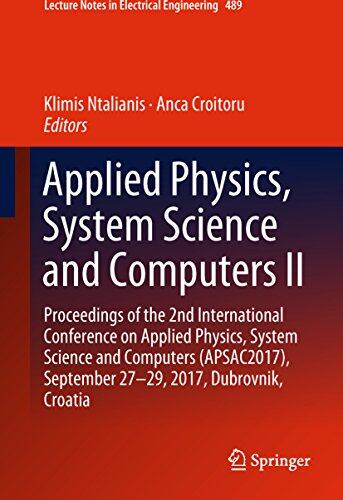 Applied Physics, System Science and Computers II: Proceedings of the 2nd International Conference on Applied Physics, System Science and Computers