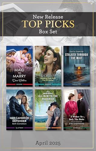Top Picks New Release Box Set April 2025/Maid To Marry/Wedding Date With The ER Doctor/Stalked Through The Mist/Her Cameron Defender/All In With Th