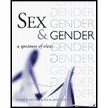 Sex and Gender : Spectrum of Views-Textbook ONLY