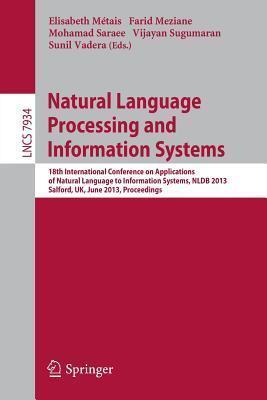 Natural Language Processing and Information Systems: 18th International Conference on Applications of Natural Language to Information Systems, NLDB ...