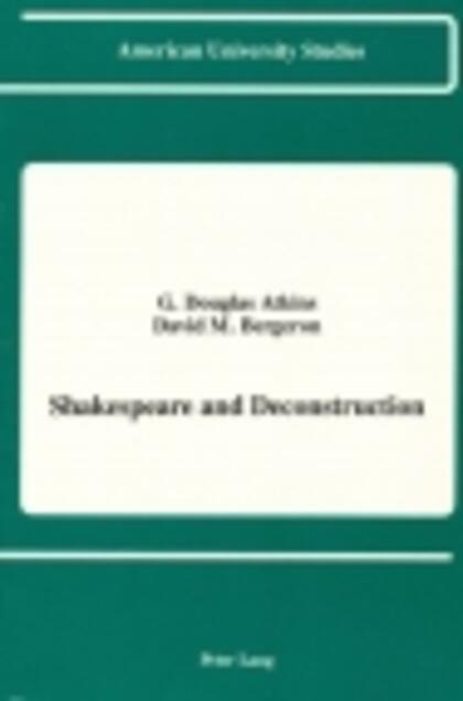 Shakespeare and Deconstruction