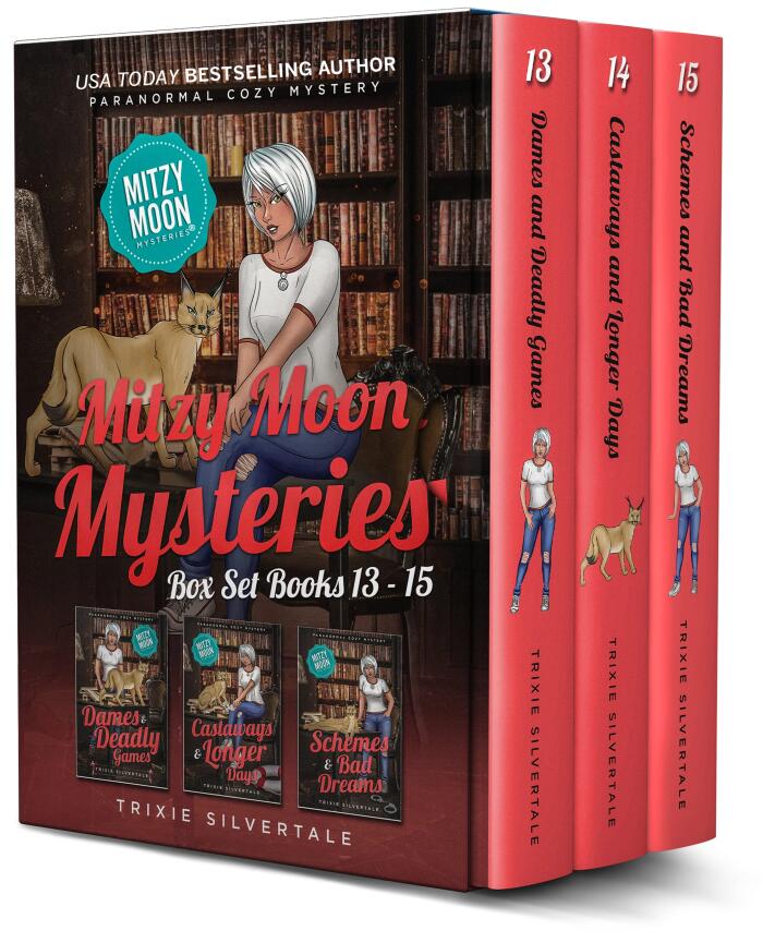 Mitzy Moon Mysteries Books 13-15: Paranormal Cozy Mystery