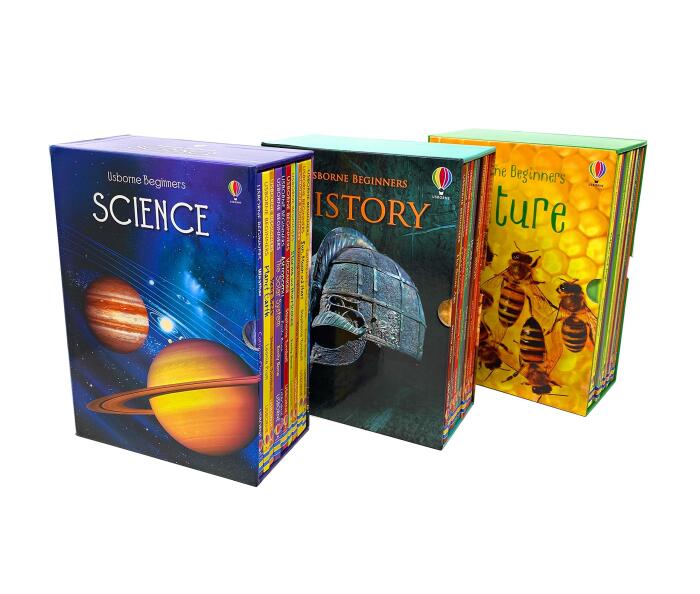 Usborne Beginners Science, History & Nature Series 30 Book Box Set