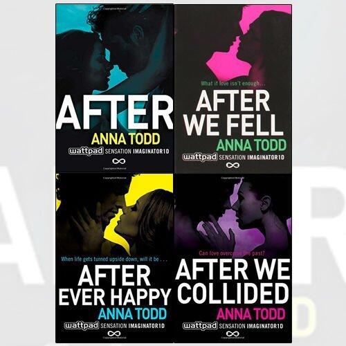 After Series Anna Todd Collection 4 Books Set: After / After We Collided / After We Fell / After Ever Happy