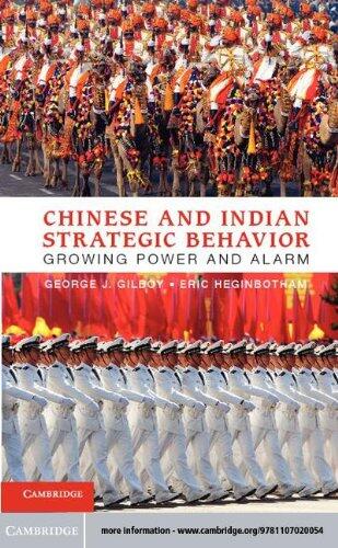 Chinese and Indian Strategic Behavior: Growing Power and Alarm