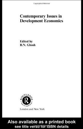 Contemporary Issues in Development Economics (May-2001)