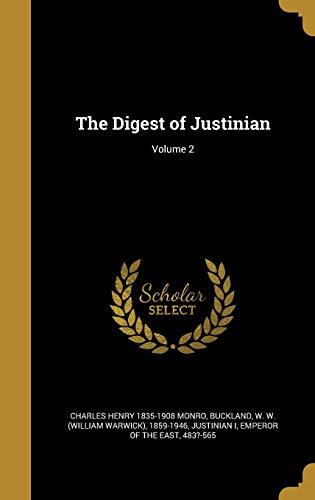 The Digest of Justinian; Volume 2