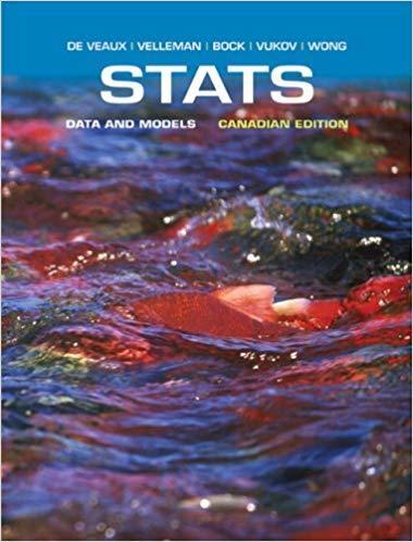 Stats: Data and Models, First Canadian Edition