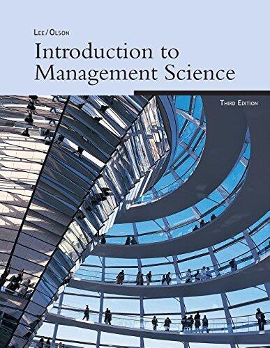 Introduction to Management Science (3e)