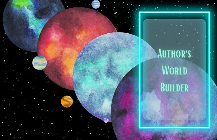 Author's World Builder Notebook Journal with Planets