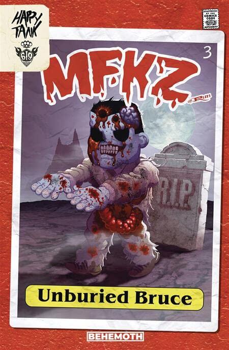 MFKZ #3 Garbage Pail Kids Homage Cover