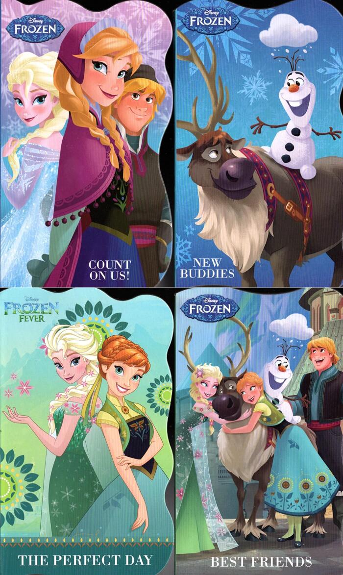 Disney Frozen II - The Perfect Day, Best Friends, Count on Us, New Buddies - Children's Board Book