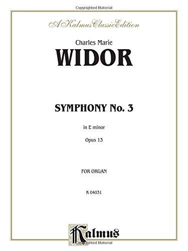 Symphony No. 3 in E Minor, Op. 13 (Sheet)