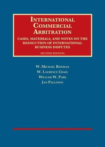 International Commercial Arbitration: Cases, Materials and Notes (2nd Edition)