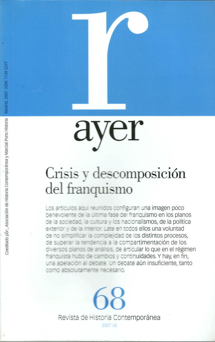 Crisis y descomposición del franquismo