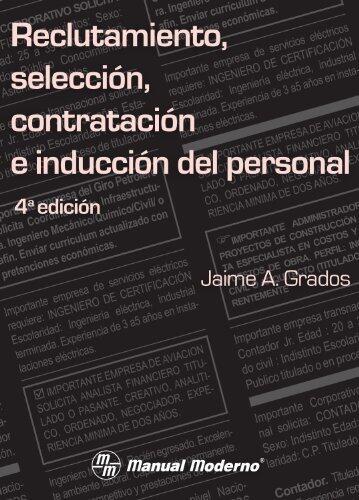 Reclutamiento, selección, contratación e inducción del persona