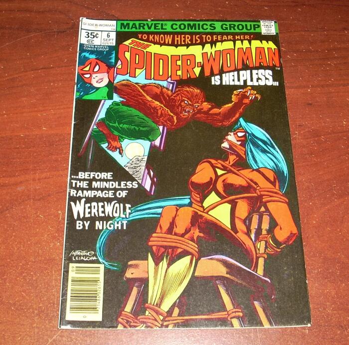 Spider Woman (1978 Series) #6 with Werewolf By Night