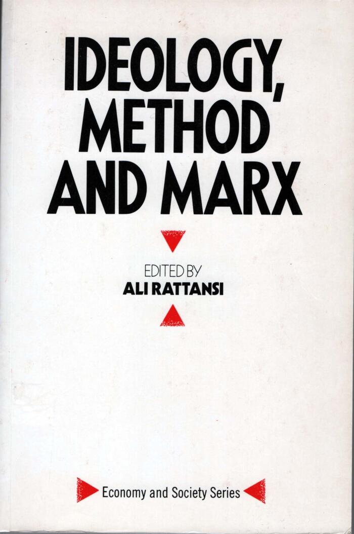 Ideology, Method and Marx: Essays from Economy and Society