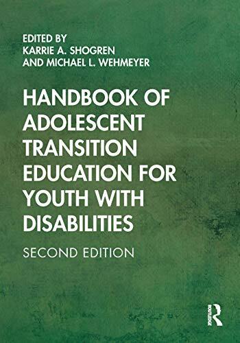 Handbook of Adolescent Transition Education for Youth with Disabilities