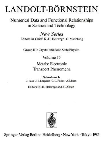 Electrical Resistivity, Thermoelectrical Power and Optical Properties