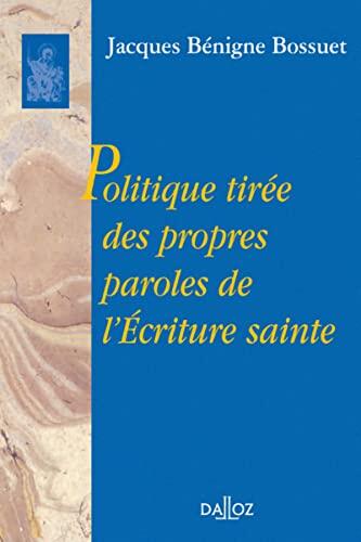 Politique Tirée Des Propres Paroles De L'écriture Sainte