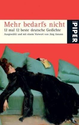 Mehr bedarf's nicht