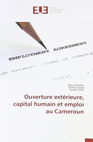 Ouverture extérieure, capital humain et emploi au Cameroun