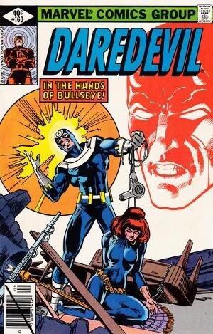 Daredevil #160 "Bullseye Captures Black Widow to Flush DD Out"
