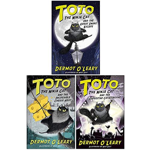 Toto The Ninja Cat Series 3 Books Collection Set