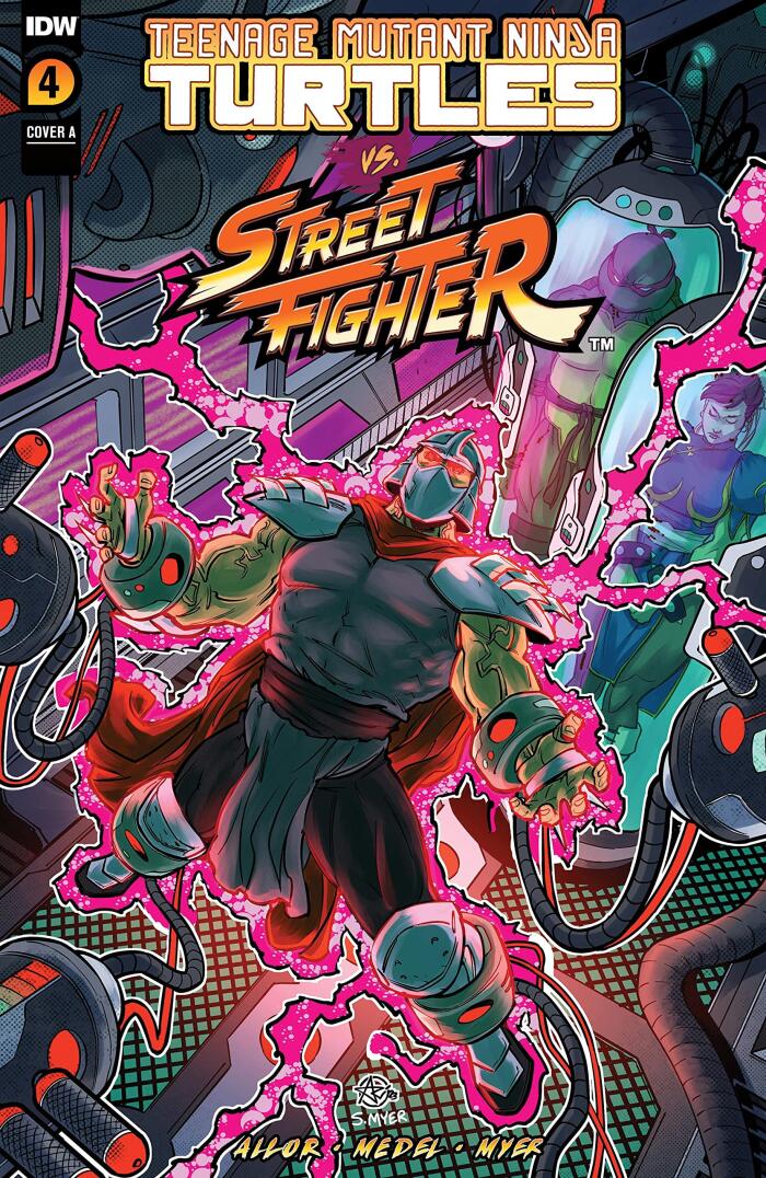Teenage Mutant Ninja Turtles Vs. Street Fighter (No. 4)