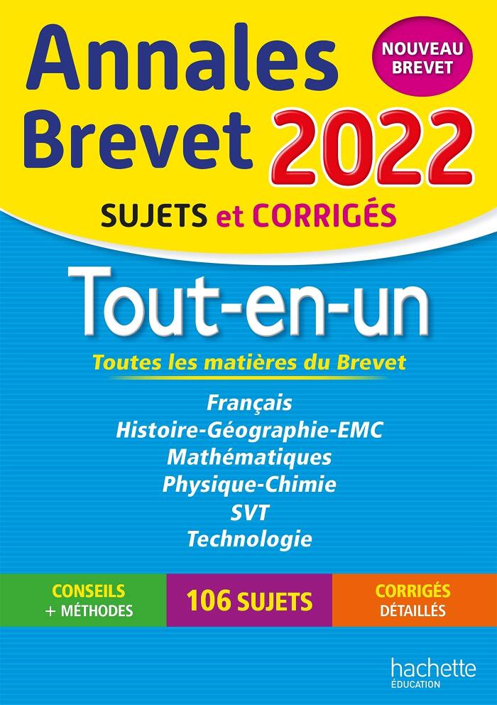 Annales BREVET 2022 Tout-en-un