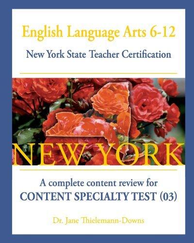 English Language Arts 6-12 New York State Teacher Certification:: A complete content review for Content Specialty Test (03) by Thielemann-Downs Dr. Jane (2013-01-25) Paperback