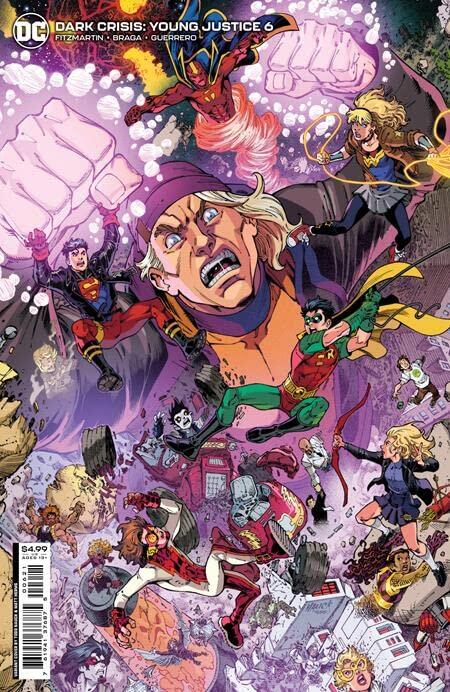 Dark Crisis Young Justice #6 CVR B Nauck Card Stock Var FNL ISS