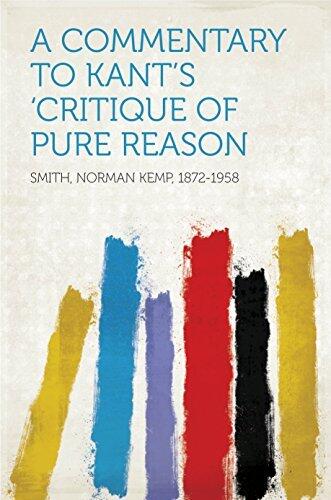 A Commentary to Kant's 'Critique of Pure Reason'