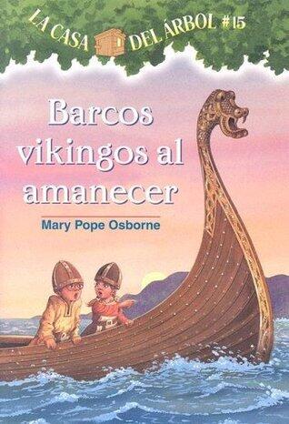 Barcos vikingos al amanecer
