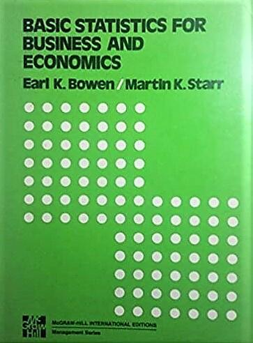 Basic Statistics for Business and Economics