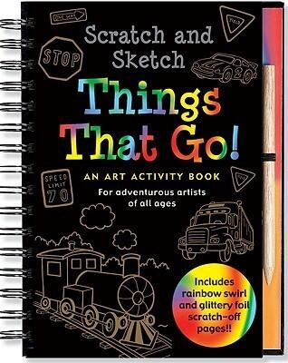 Scratch and Sketch Things That Go!