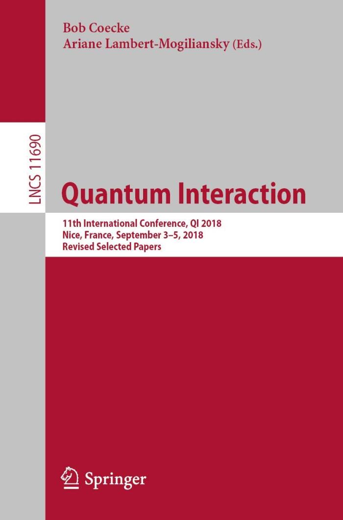 Quantum Interaction: 11th International Conference, QI 2018, Nice, France, September 3-5, 2018